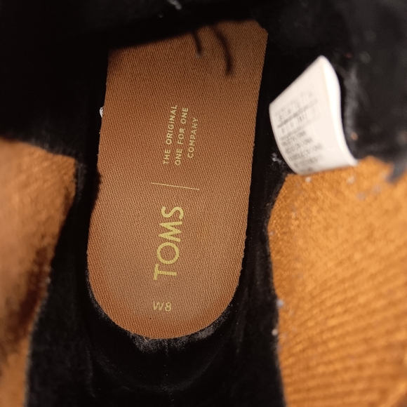 Toms Esme Tan Leather Boots sz 8 - Picture 3 of 4